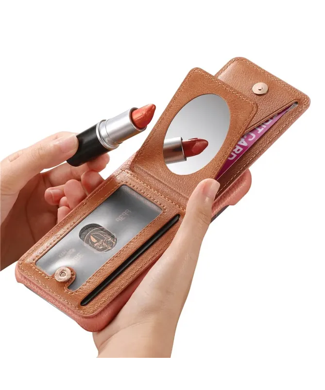 Coque Google Pixel 10 Pro / 10 avec Portefeuille et Miroir