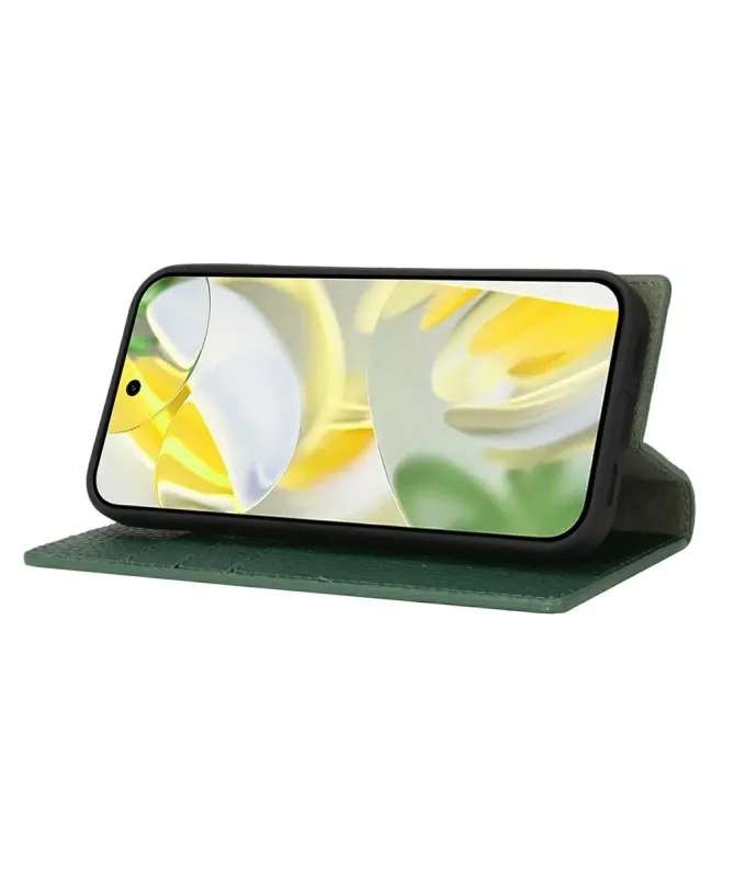 Housse Google Pixel 10 Pro / 10 cuir grainé avec lanière