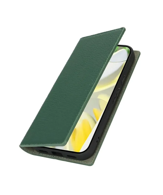 Housse Google Pixel 10 Pro / 10 cuir grainé avec lanière