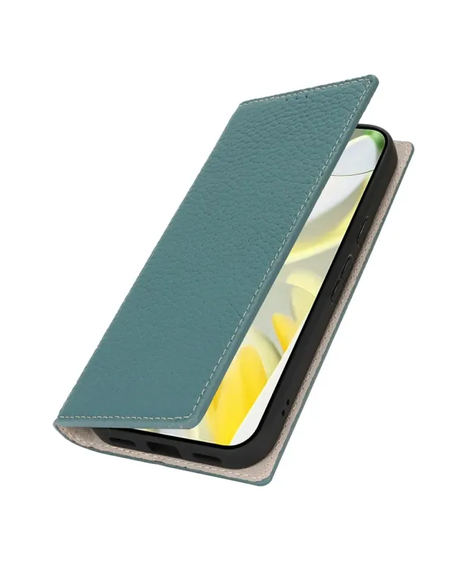 Housse Google Pixel 10 Pro / 10 cuir grainé avec lanière