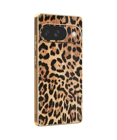 Coque Google Pixel 10 Léopard Doré