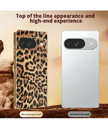 Coque Google Pixel 10 Léopard Doré