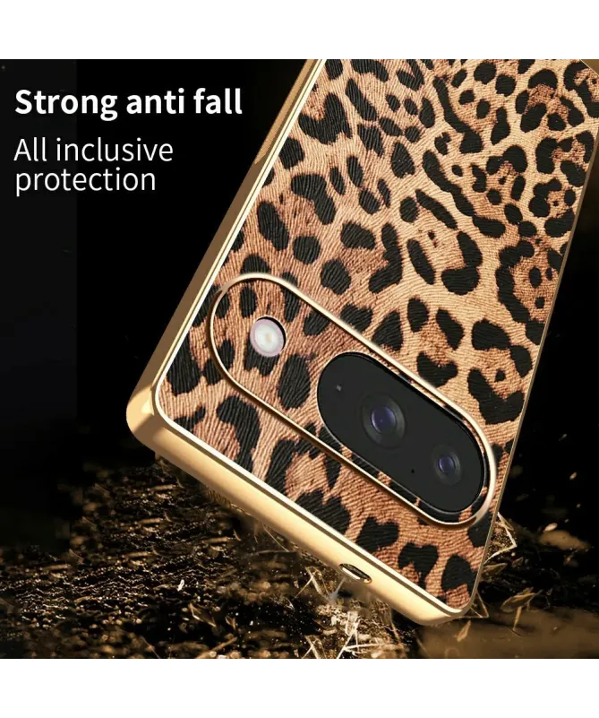 Coque Google Pixel 10 Léopard Doré