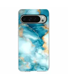 Coque Google Pixel 10 / 10 Pro Marbre Bleu