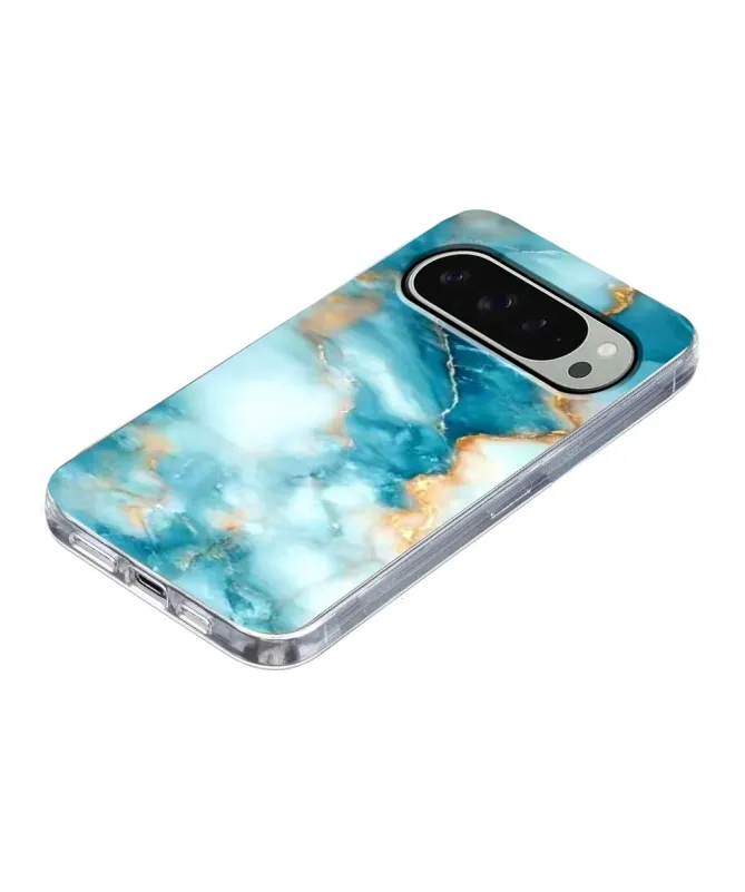 Coque Google Pixel 10 / 10 Pro Marbre Bleu