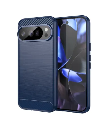 Coque Google Pixel 10 Pro avec Verre Trempé | CARBO Bleu marine - photo 12