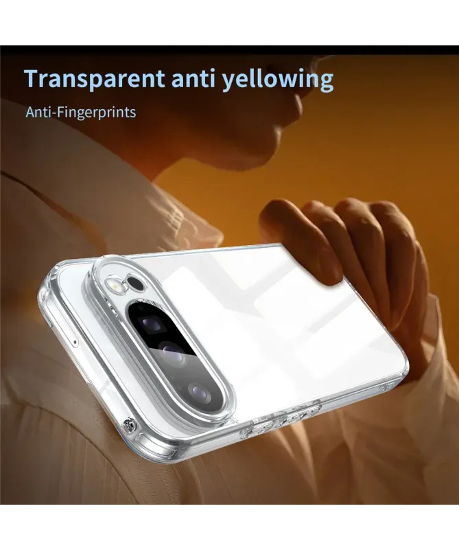Coque Google Pixel 10 Pro Transparente Contour Couleuré