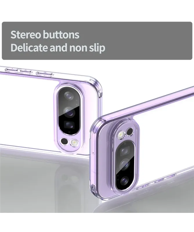 Coque Google Pixel 10 Pro Transparente Contour Couleuré