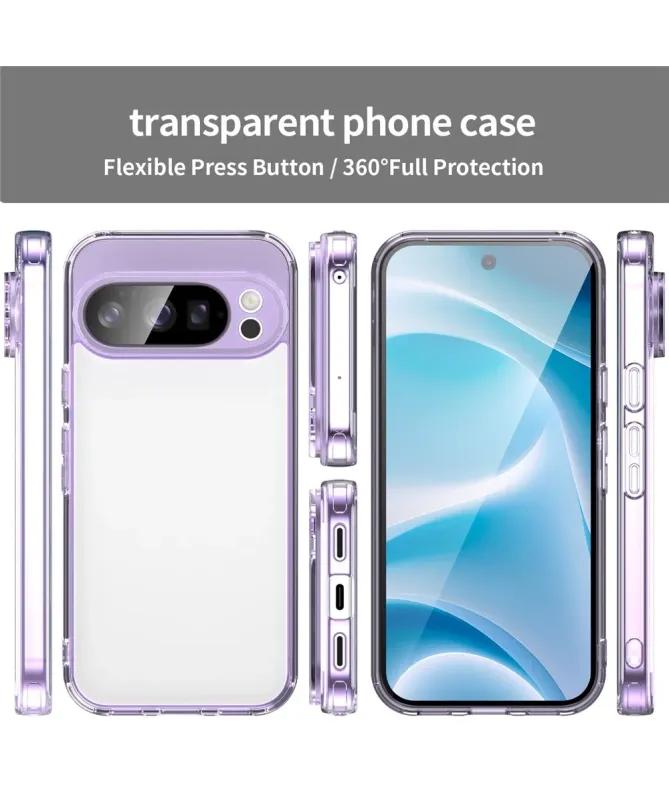 Coque Google Pixel 10 Pro Transparente Contour Couleuré