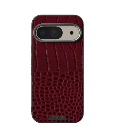 Coque Google Pixel 10 / 10 Pro Colette Cuir Effet Croco Rouge - photo 11