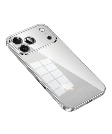 Coque iPhone 17 Pro Max Transparente Contour Métal | CHROME