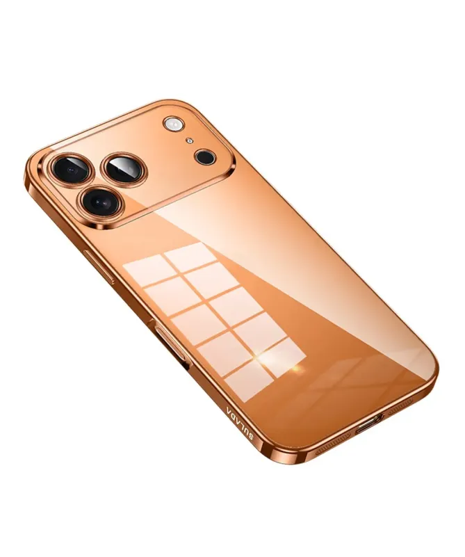 Coque iPhone 17 Pro Max Transparente Contour Métal | CHROME