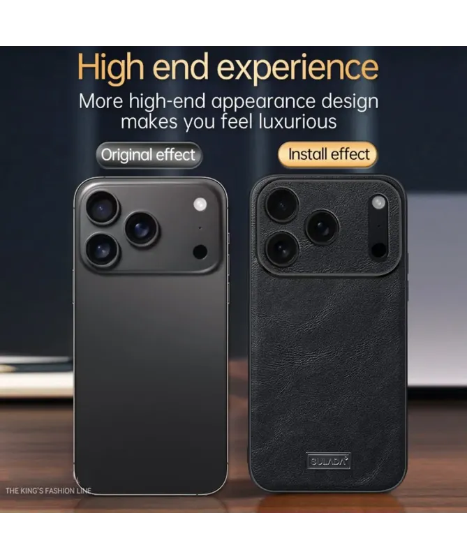 Coque iPhone 17 Pro Max SULADA Effet Cuir | CLASSIC