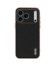 Coque iPhone 17 Pro Max Carbone Effet Métal