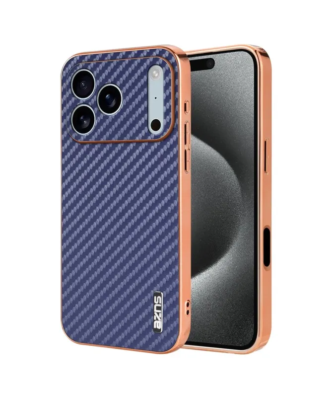 Coque iPhone 17 Pro Max Carbone Effet Métal