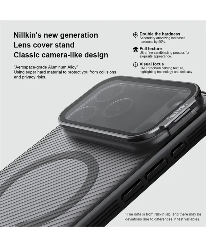 Coque iPhone 17 Pro Max Cache Caméra Support | CAMSHIELD PROP