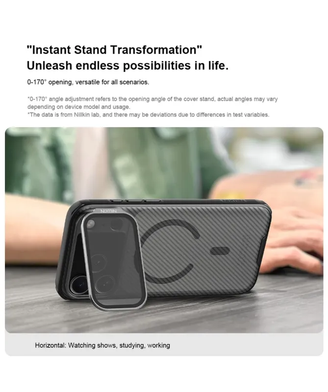 Coque iPhone 17 Pro Max Cache Caméra Support | CAMSHIELD PROP