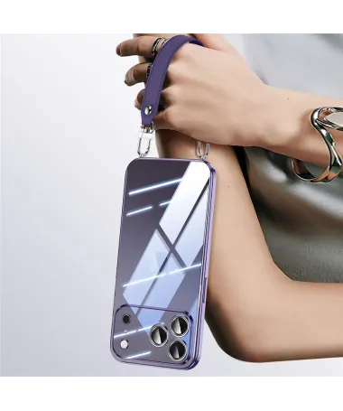 Coque iPhone 17 Pro Max avec Anse Transparente | CHIC Violet - photo 9