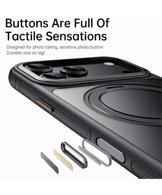 Coque iPhone 17 Pro Max avec Support Rotatif MagSafe