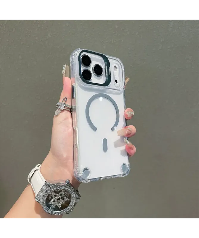 Coque iPhone 17 Pro Max avec Support de Cadre Caméra