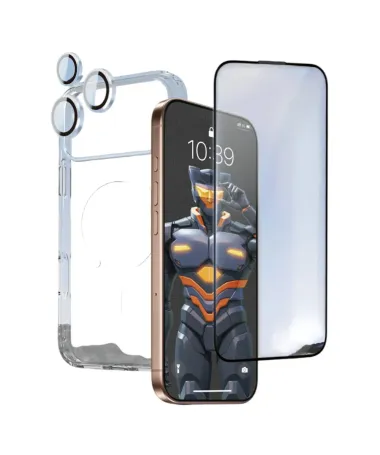 Coque iPhone 17 Pro Max avec Protection Écran et Objectifs