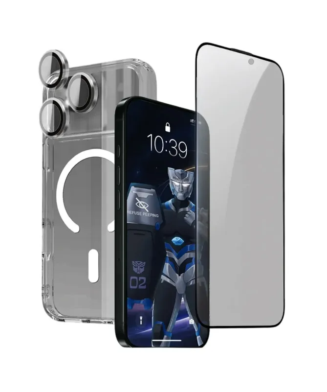 Coque iPhone 17 Pro Max avec Filtre de Confidentialité