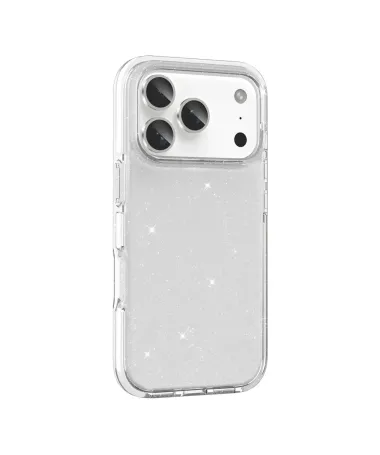 Coque iPhone 17 Pro Max Transparente à Paillettes