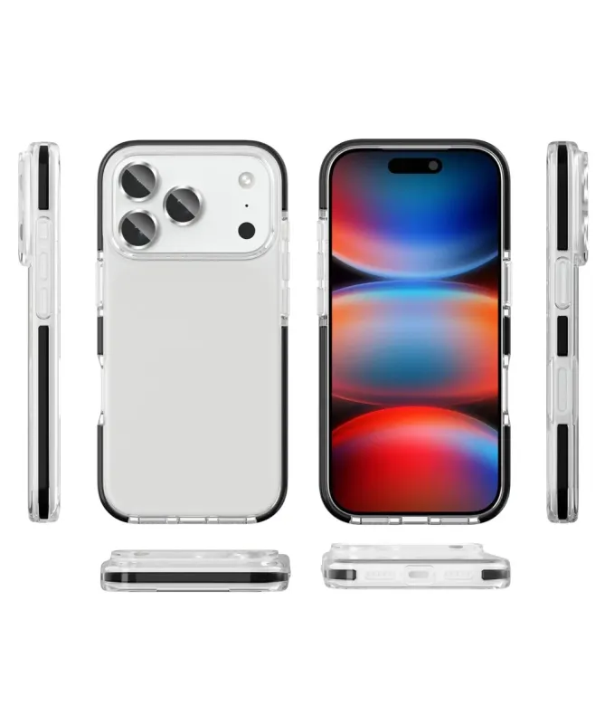 Coque iPhone 17 Pro Max Antichoc à Contour TPE
