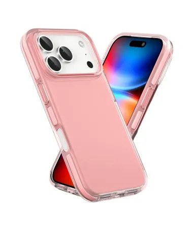 Coque iPhone 17 Pro Max Antichoc à Contour TPE Or Rose - photo 12