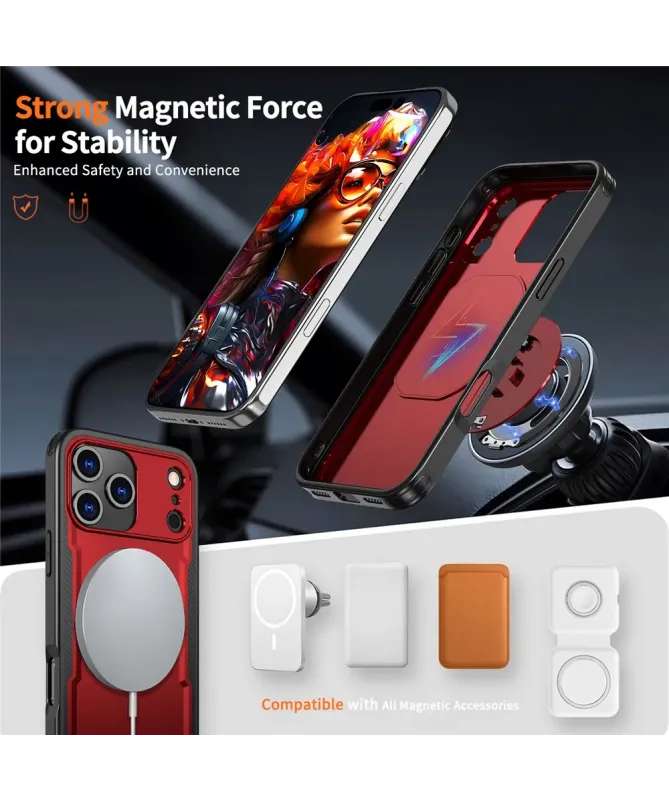 Coque Antichoc iPhone 17 Pro Max avec Support MagSafe