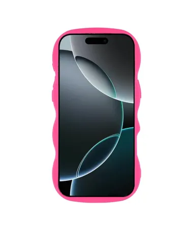 Coque iPhone 17 Pro Max avec Bords Ondulés Magenta - photo 19