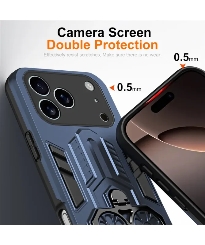 Coque Armure iPhone 17 Pro Max Anneau Support