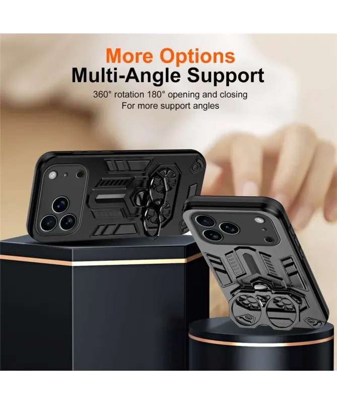 Coque Armure iPhone 17 Pro Max Anneau Support