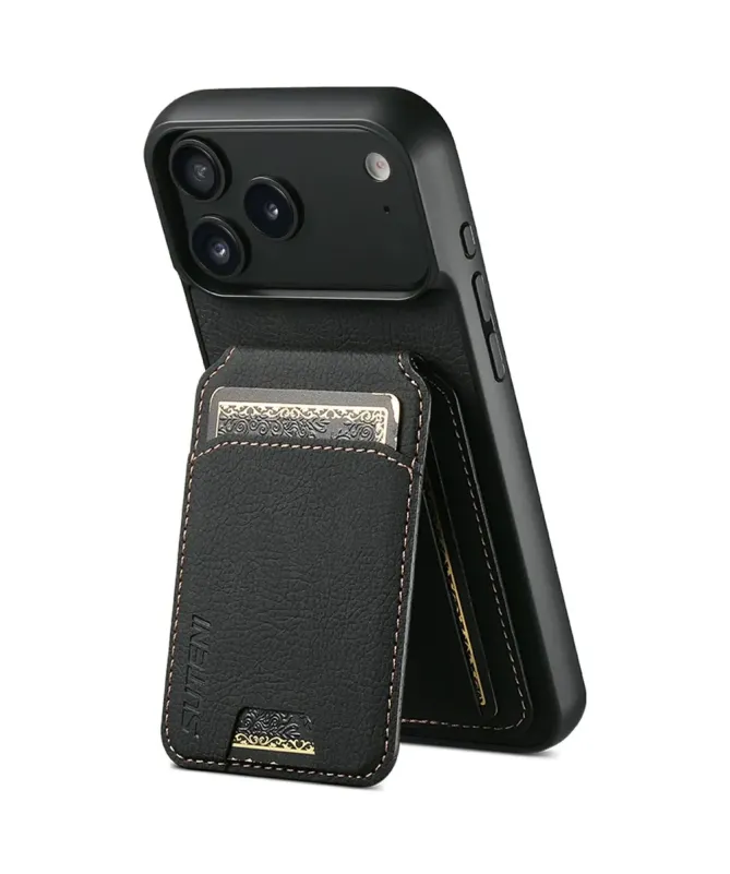 Coque iPhone 17 Pro Max avec Poche pour Cartes et Support