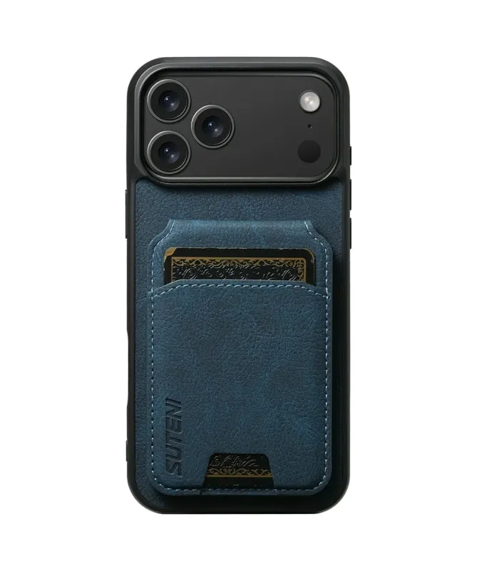 Coque iPhone 17 Pro Max avec Poche pour Cartes et Support