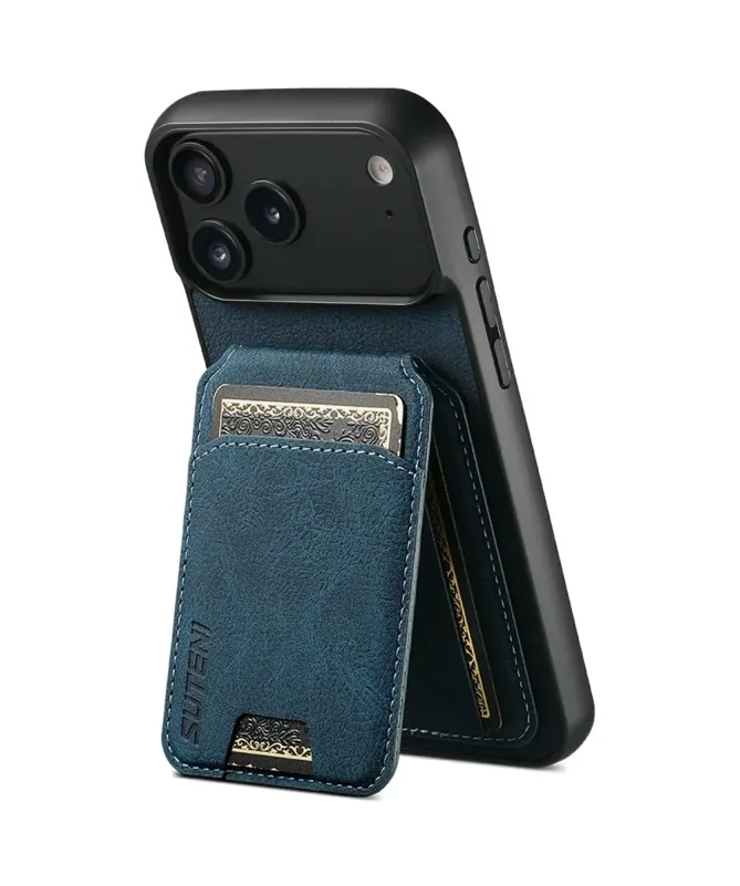 Coque iPhone 17 Pro Max avec Poche pour Cartes et Support