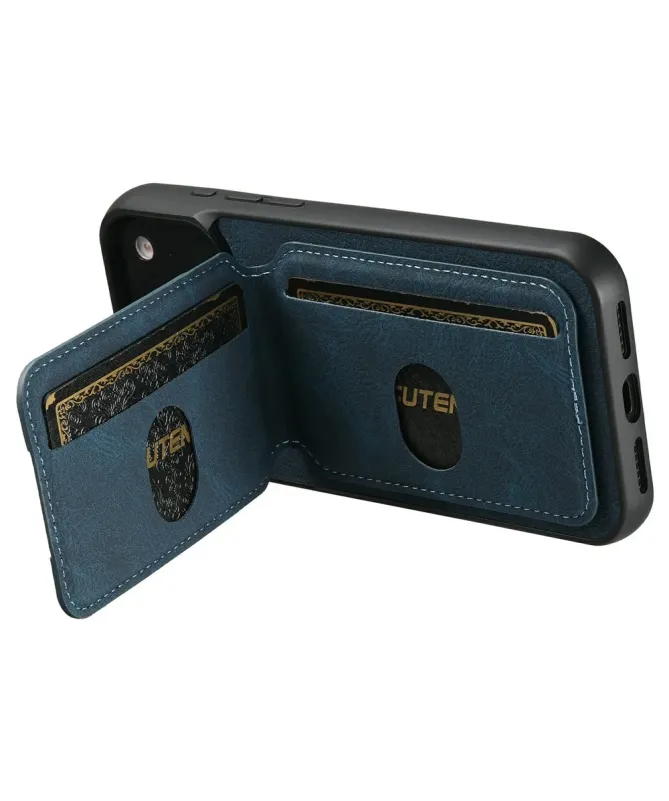 Coque iPhone 17 Pro Max avec Poche pour Cartes et Support