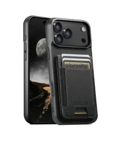 Coque iPhone 17 Pro Max avec Rabat Porte-Carte et Support | H03