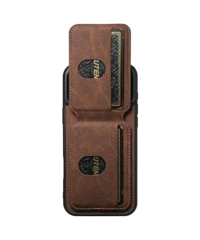 Coque iPhone 17 Pro Max avec Poche pour Cartes et Support