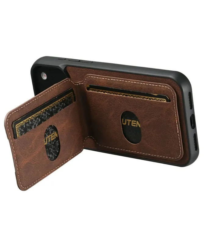 Coque iPhone 17 Pro Max avec Poche pour Cartes et Support