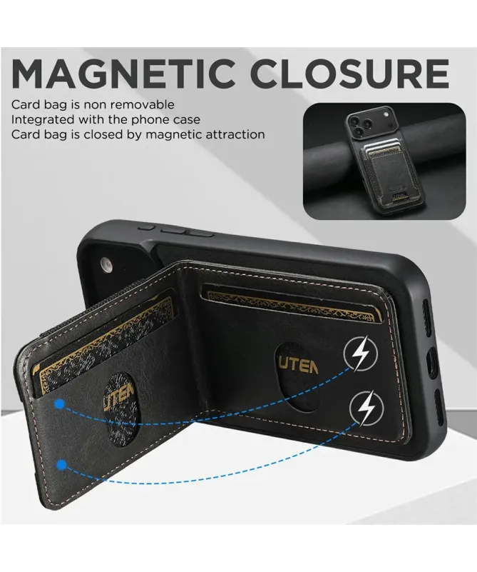 Coque iPhone 17 Pro Max avec Porte-Carte et Support | H03