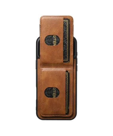 Coque iPhone 17 Pro Max avec Porte-Carte et Support | H03 Marron - photo 9