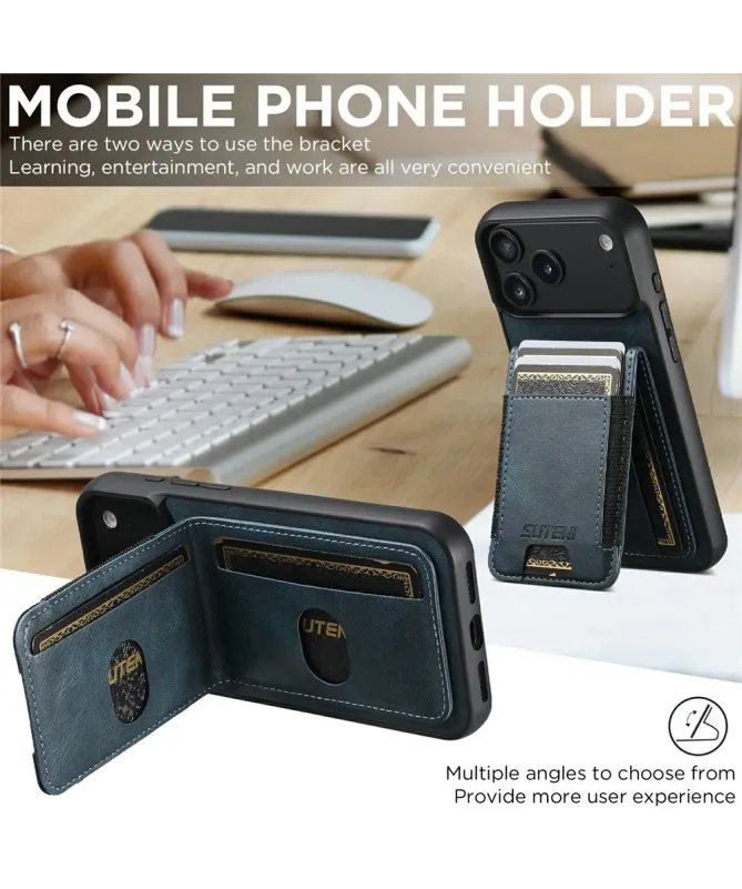 Coque iPhone 17 Pro Max avec Porte-Carte et Support | H03