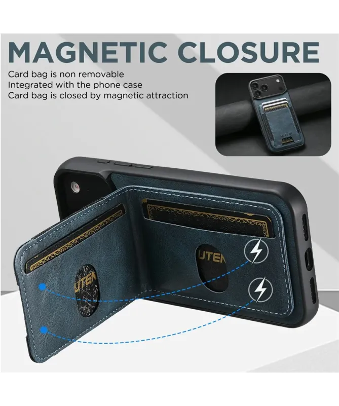 Coque iPhone 17 Pro Max avec Porte-Carte et Support | H03