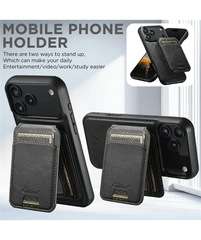 Coque iPhone 17 Pro Max avec Porte-Carte et Support