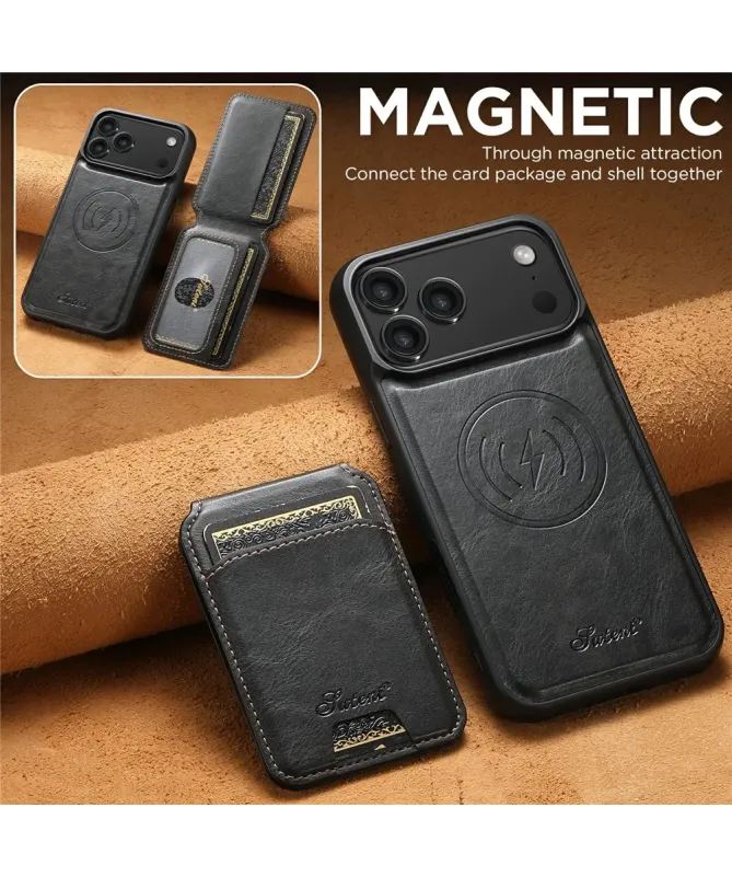 Coque iPhone 17 Pro Max avec Porte-Carte et Support