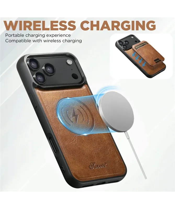 Coque iPhone 17 Pro Max avec Porte-Carte et Support