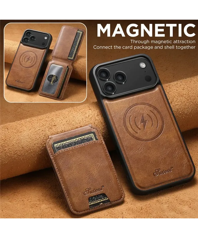 Coque iPhone 17 Pro Max avec Porte-Carte et Support