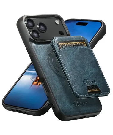 Coque iPhone 17 Pro Max avec Porte-Carte et Support Bleu marine - photo 18