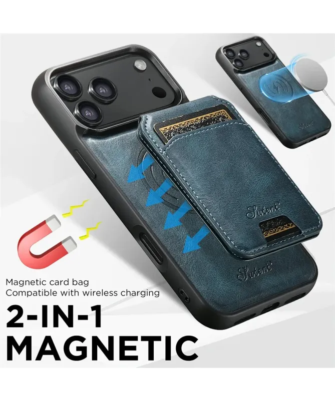 Coque iPhone 17 Pro Max avec Porte-Carte et Support